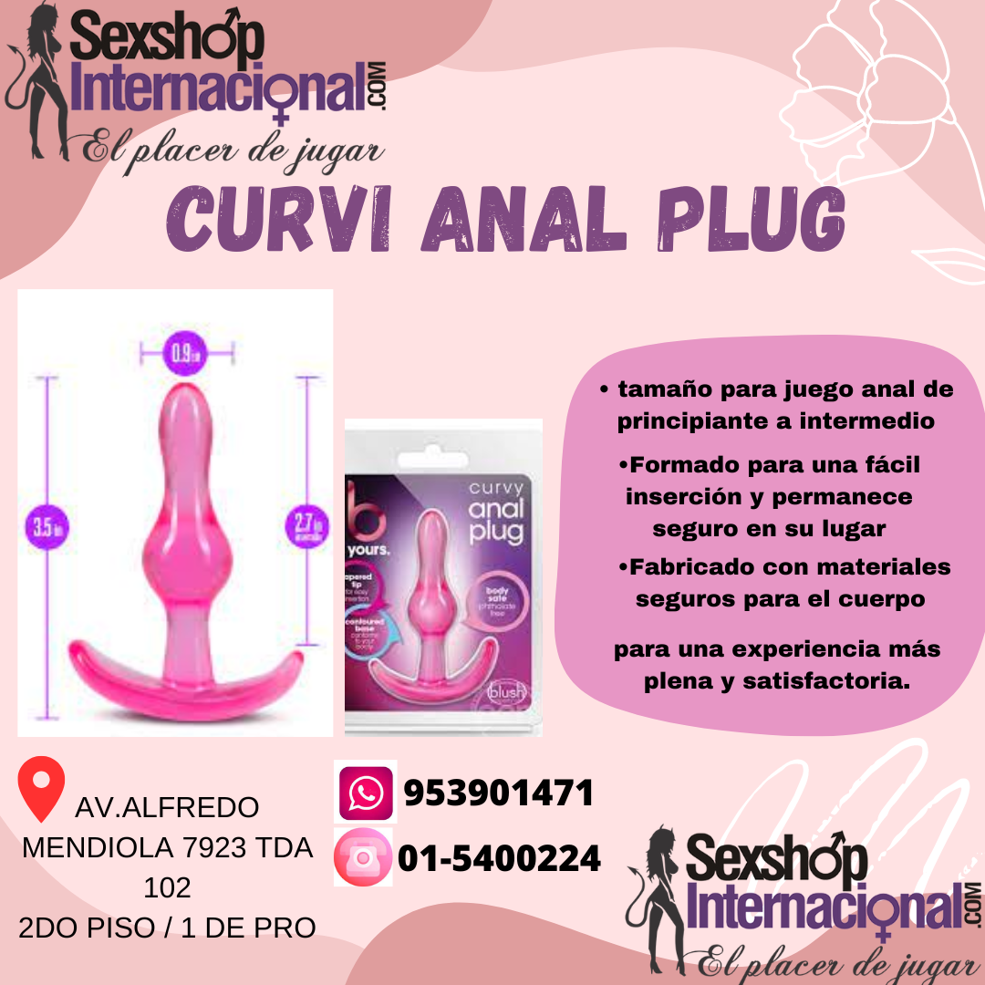 B Yours Curvy Anal Plug 